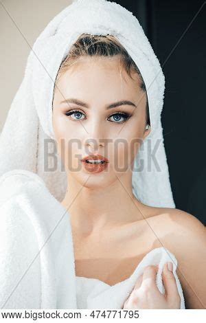 Naked Girl Towel Image Photo Free Trial Bigstock