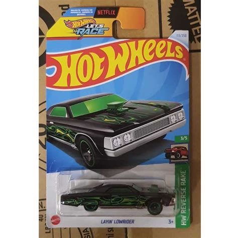 Case F 2024 Hot Wheels Layin Lowrider Black Shopee Malaysia
