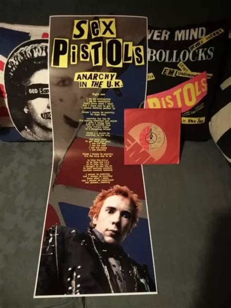 Sex Pistols Anarchy In The Uk I Wanna Be Me Emi Promo Thomas Miscredit Rare