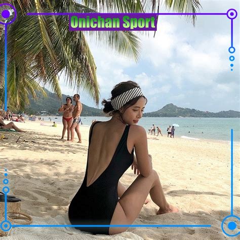 Bikini Mảnh Trơn Hở Lưng Ba Màu Bodysuit Áo Tắm Đi Biển Khoét Lưng Đơn Giản Ảnh Chụp Thật