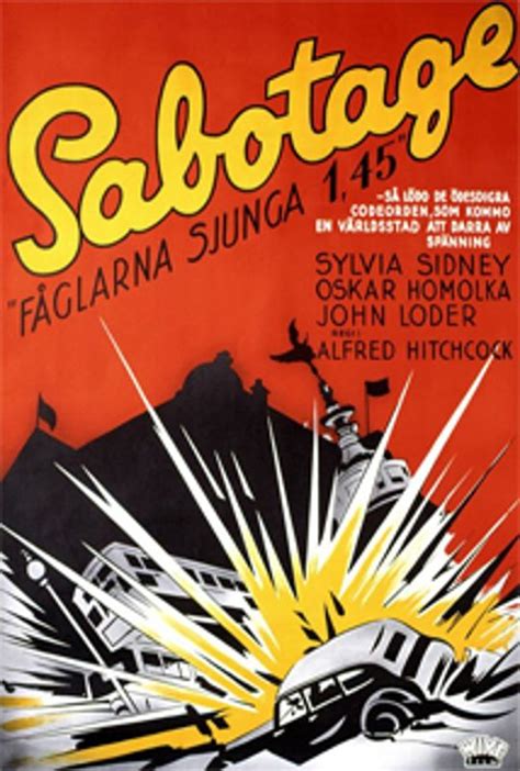 Sabotage (1936) - Alfred Hitchcock | Synopsis, Characteristics, Moods ...