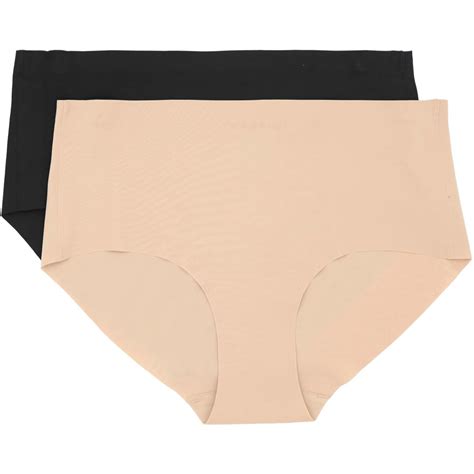 Underworks Women S Laser Cut Midi Brief Pack Nude Black Size BIG W