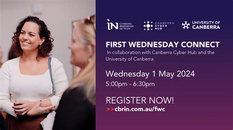 First Wednesday Connect May 2024 Canberra Innovation Network