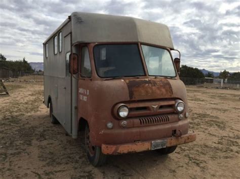 1953 Vintage Ford Vanette Food Truck P500 Step Van RV Motorhome for sale: photos, technical ...