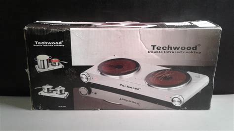 Lot Detail Techwood Electric Hot Plate Stove Countertop Double Burner