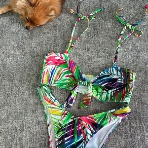 Jungle Bikini Set For Women Etsy