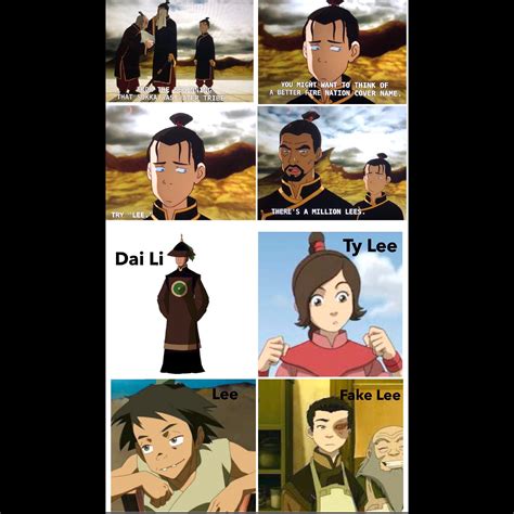 lee lee lee lee, so many lee’s : r/TheLastAirbender