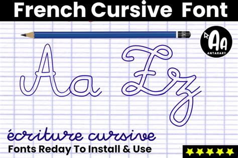 French Cursive Font Free Download - FreeFontDL