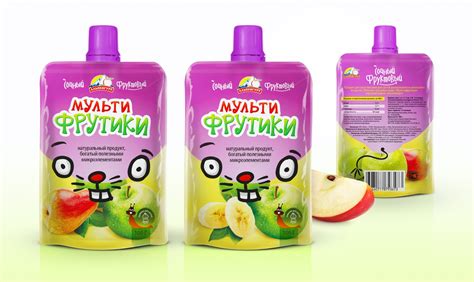 Мультифрутики — фруктовое пюре для детей