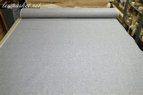 Ткань полульняная, полоска "Деним"
