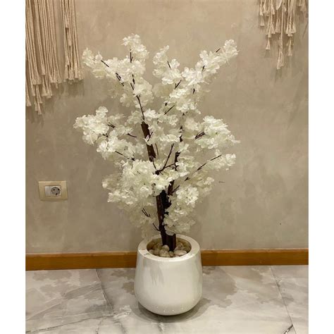 إناء زرع مع شجرة ياسمين 110سم Fl124 Chic Homz