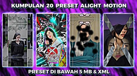 Kumpulan 20 Preset Base Alight Motion Jedag Jedug Sound Kane Terbaru