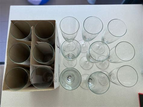 Ikea Champagne Flutes 15 Glasses Furniture And Home Living