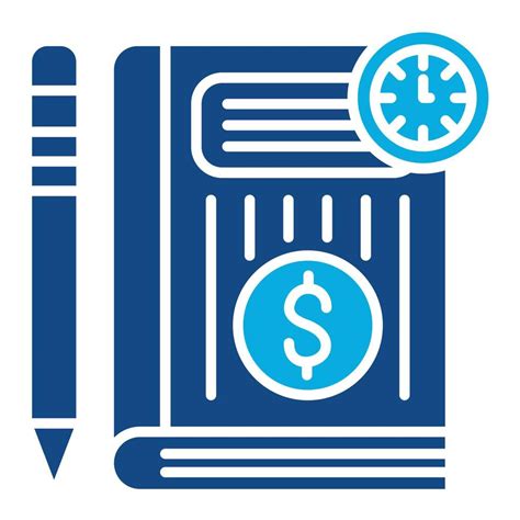 Accrual Accounting Glyph Two Color Icon 17566932 Vector Art At Vecteezy