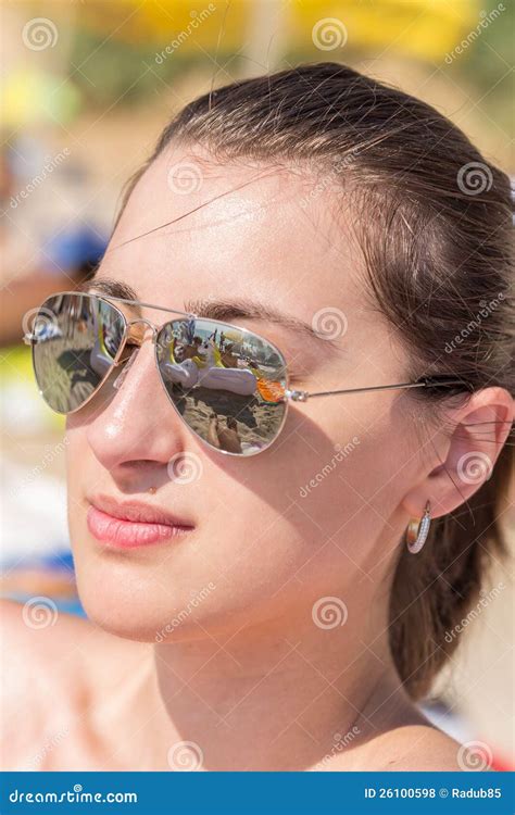 Beautiful Beach Babe Stock Photo Image Of Adult Chic