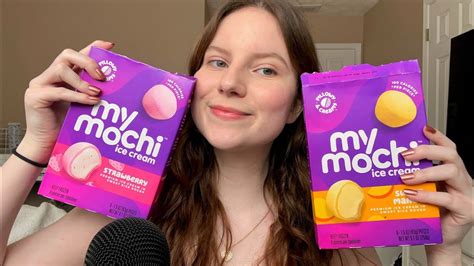 Asmr Mochi Ice Cream Mukbang Youtube