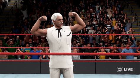 Wwe 2k18 Will Let You Make A Character Based On Kfcs Colonel Sanders