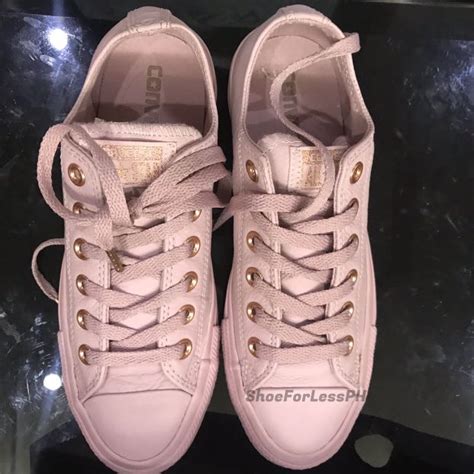 Original Nude Converse Low Cut Sneakers Women S Fashion Footwear Sneakers On Carousell