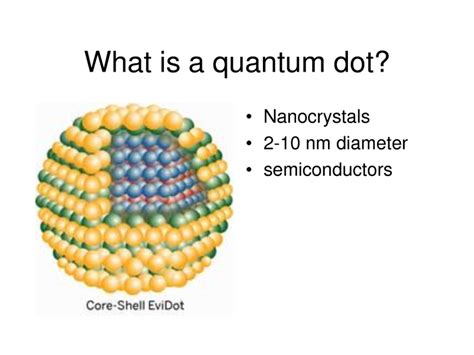 From Quantum Dot To Quantum Dot