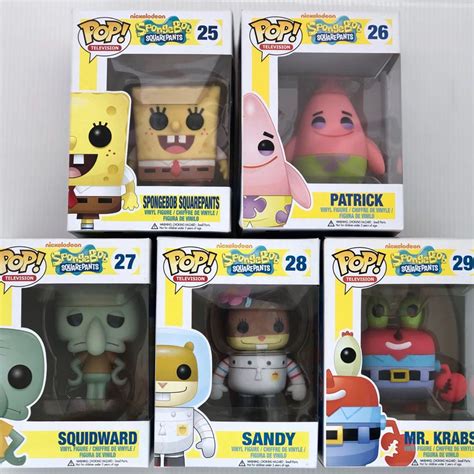 Spongebob Squarepants Funko Pop Set Hobbies And Toys Toys And Games On