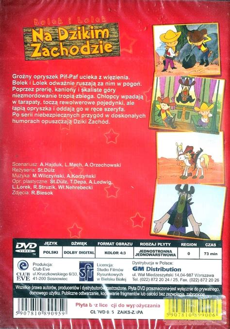 Bolek I Lolek Na Dzikim Zachodzie Dvd Nowa 11634935645 Oficjalne Archiwum Allegro