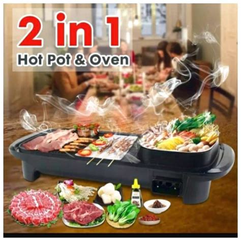 Jual Jual Panggangan Bbq In Grill Elektrik Hot Pot Hitam Di Seller Cerenti Subur Wijaya