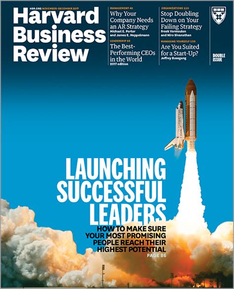 Harvard Business Review November December 2017