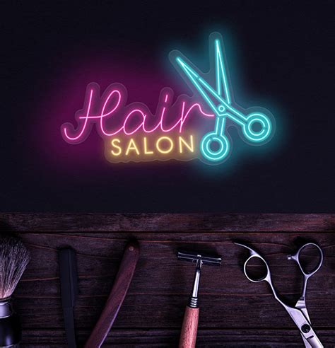 Buy Hair Salon Neon Sign Online Neonchamp