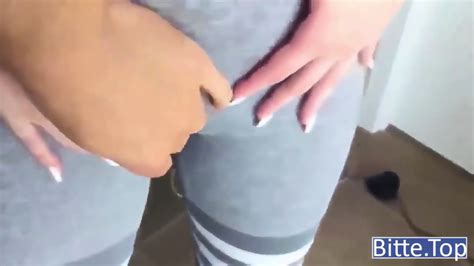 Fuck Big Booty Gf Standing Up And Cum On Her Panties