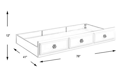 Disney Frozen Ice White Twin Storage Trundle Rooms To Go