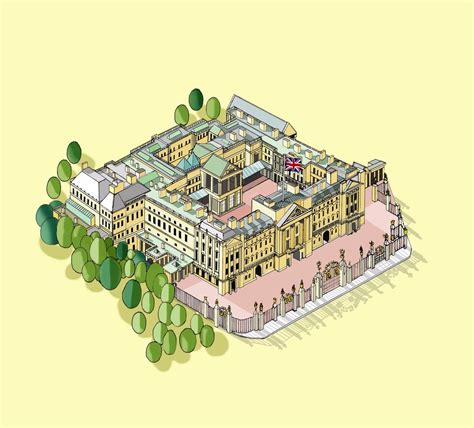 Katherine Baxter | Illustrated Maps-Buckingham Palace