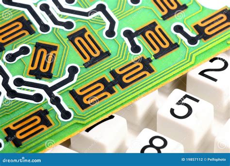 remote control parts stock photo image  circuit button