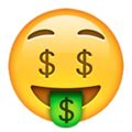 money mouth face emoji meaning info stats emojikitchen