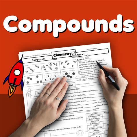 Compounds + Mixtures Home Learning Worksheet GCSE - rocketsheets.co.uk