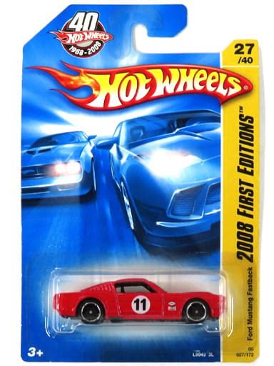 駿河屋 買取1 64 Ford Mustang Fastback 11 レッドホワイト Hot Wheels 2008 FIRST EDITIONS L9942 0718