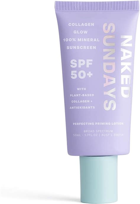 Amazon Naked Sundays Spf Collagen Glow Mineral Sunscreen Hydrating Mineral