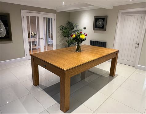 Signature Chester Oak Pool Dining Table 6ft 7ft Free Delivery