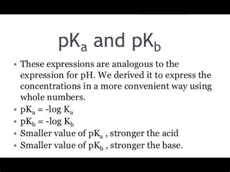 Significance Of Ph Pka And Pkb Pdf Acid Dissociation Off