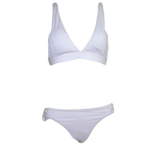 Album Stati Uniti DAmerica Preferibile Costume Bianco Donna Bikini Intersezione Cereale Maestoso