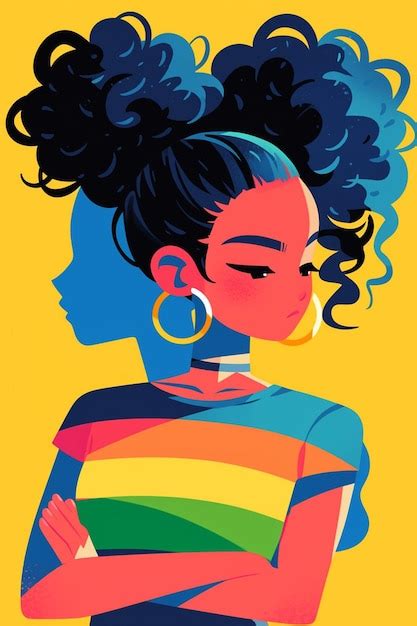 Premium Vector Lesbian Visibility Matters Sticker