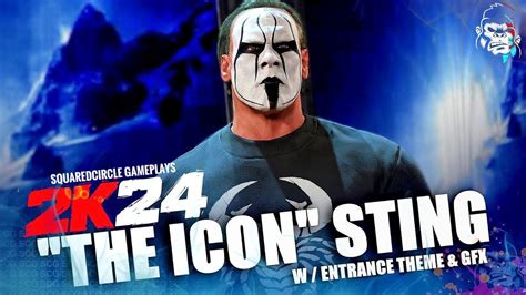 WWE 2K24 Sting AEW W Entrance Theme GFX Pack New WWE 2K24 Mods