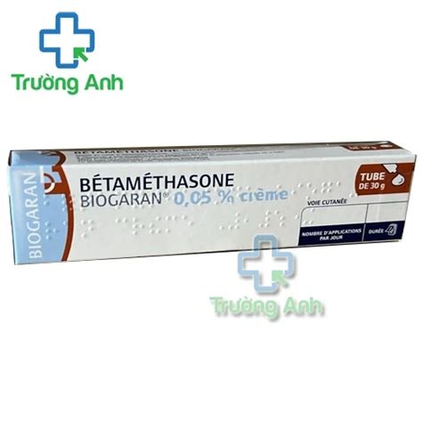 Betamethasone Biogaran 0 05 Creme 30g Kem bôi trị viêm da hiệu quả