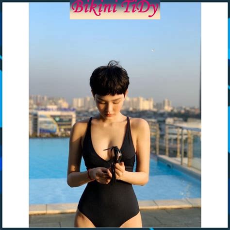 Bikini Đồ Bơi Mảnh Xẻ Cao Hở Lưng Sexy Ảnh Thật TS Shopee Việt Nam