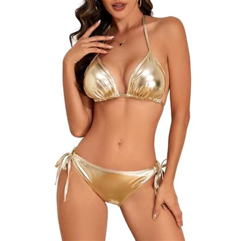 I Tested The Hottest Metallic Gold Bikini Set And Here S Why It S A Must Have For Summer