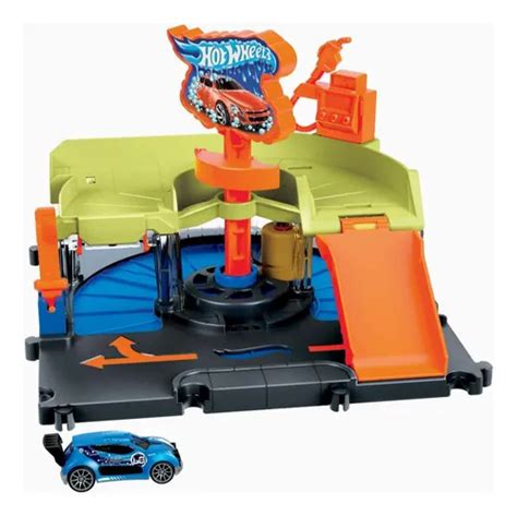 Pista Hot Wheels Esta O De Lavagem Original Mattel Parcelamento Sem Juros