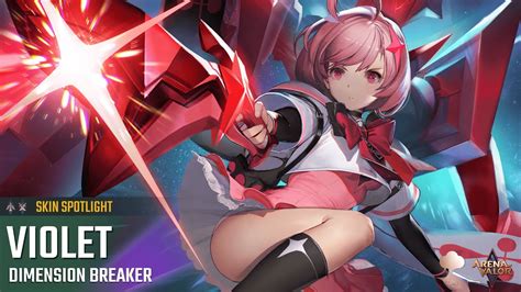 Skin Spotlight Dimension Breaker Violet Arena Of Valor Timi Youtube