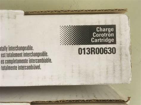 2 New Genuine Xerox 013R00630 Charge Corotron Cartridges Workcentre ...