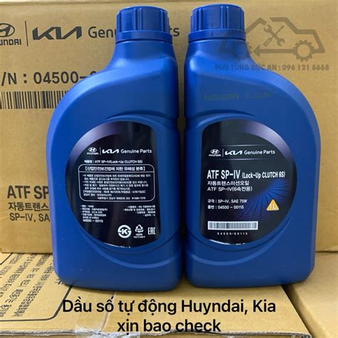 Dầu hộp số tự động ATF SP-IV Sp4 hàng xịn Mobis chính hãng | Shopee ...