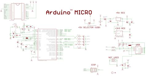 Arduino Pro Micro Schematic