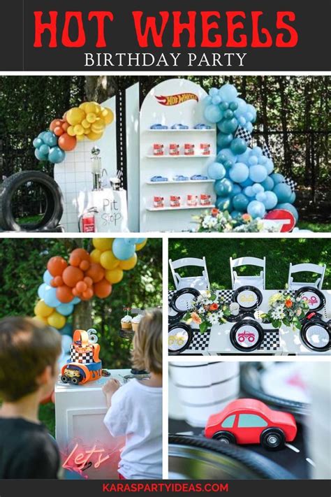 Hot Wheels Birthday Party Kara S Party Ideas Hotwheels Birthday Party Hot Wheels Birthday